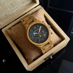 ساعة وود كلاسيك بانيوو الخشبية